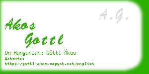 akos gottl business card