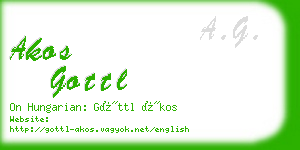 akos gottl business card